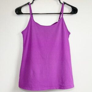 Athleta Camisole With Built In Bra Purple Womens Size Medium
